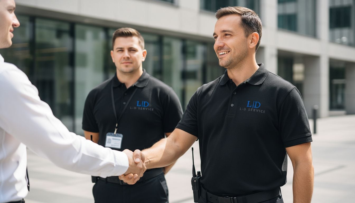 Security-Team bei Messeveranstaltung