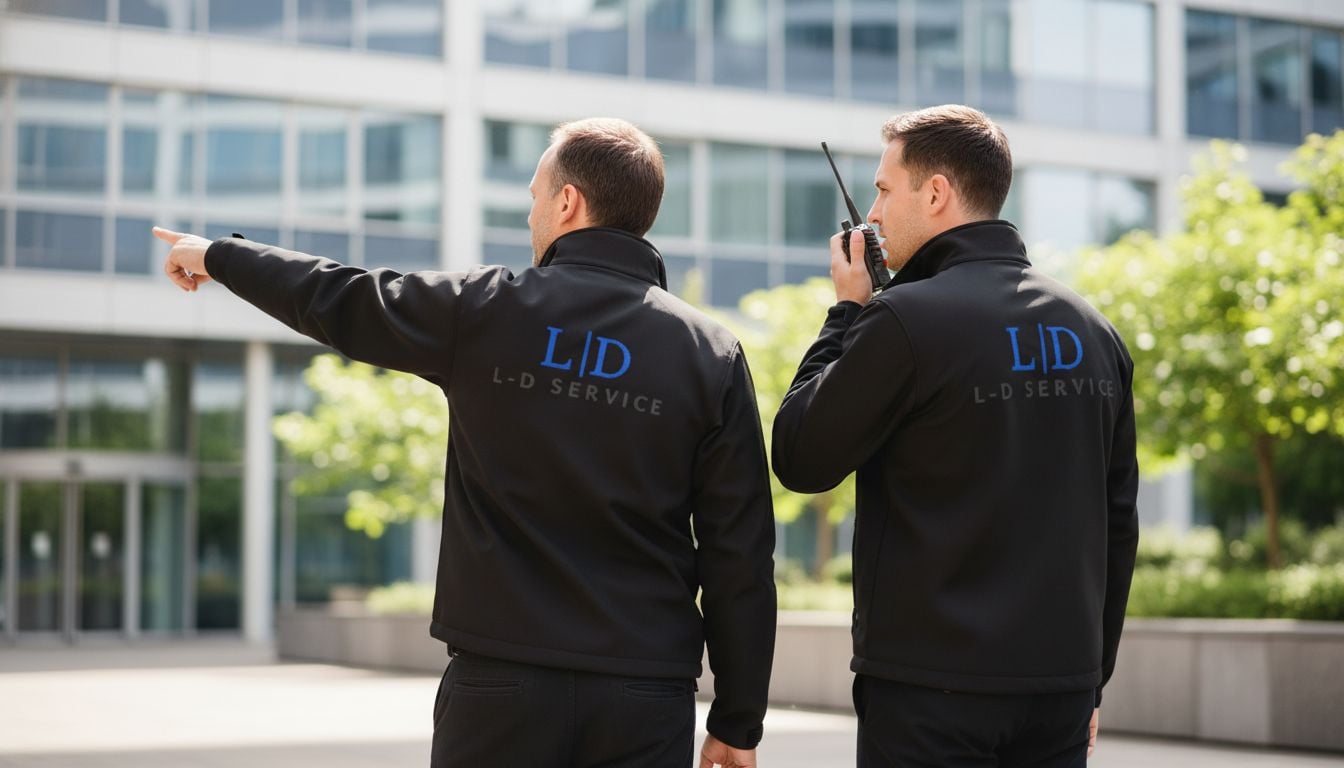 Security-Mitarbeiter im Außendienst