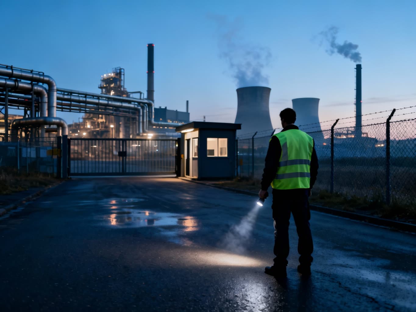 Gesichertes Industrieobjekt als Referenzprojekt